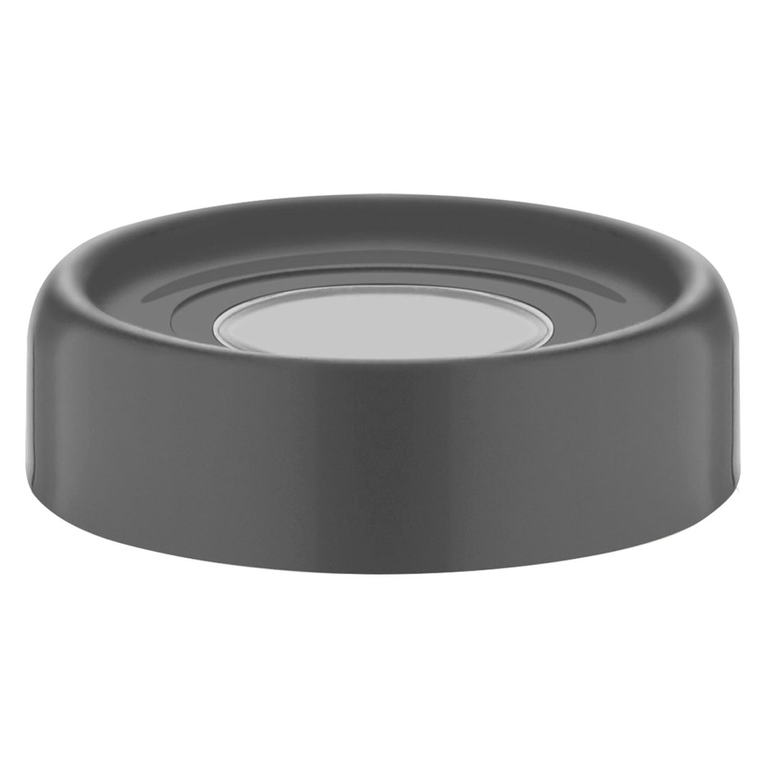 Fotografia para o produto Porta mantimento redondo em vidro com tampa em plástico cor cinza 300ml 09xA8cm