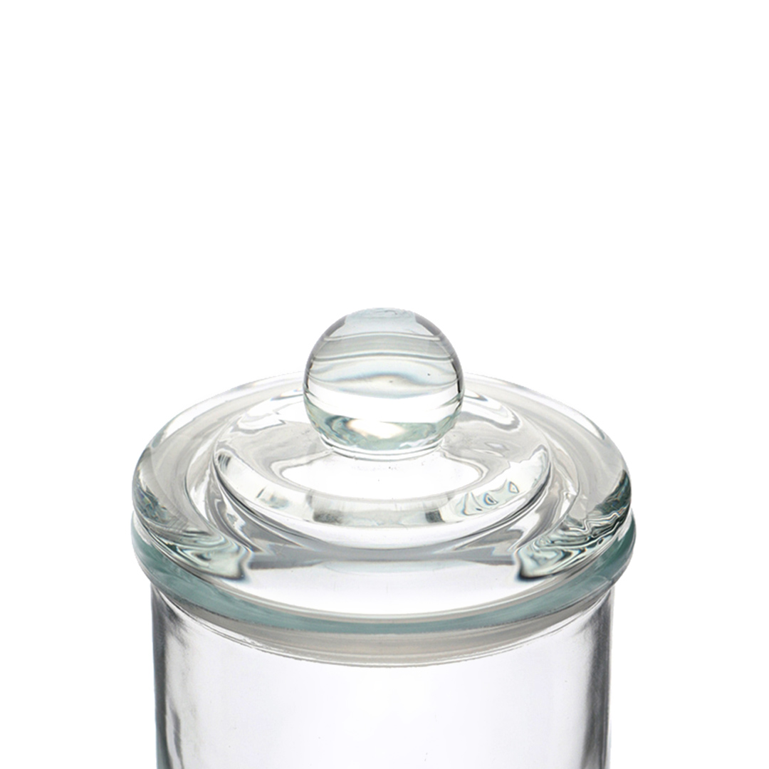 Fotografia para o produto Porta mantimento redondo em vidro liso com tampa 600ml 010xA18cm