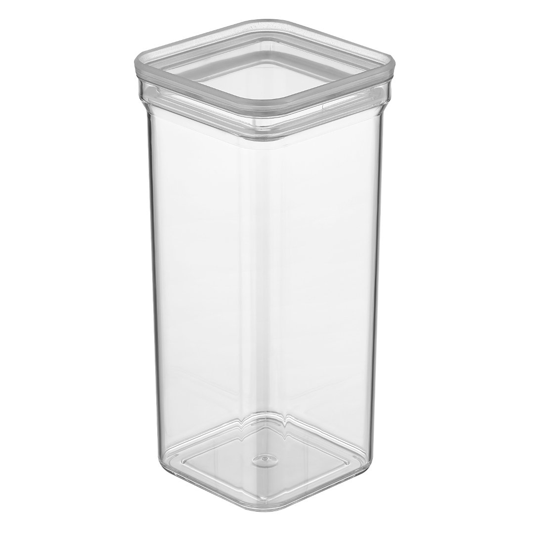 Fotografia para o produto Porta mantimento retangular em plástico 1,5L L10,5xP10,5xA23cm