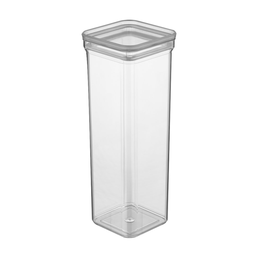 Fotografia para o produto Porta mantimento retangular em plástico 2L L10,5xP10,5xA29,5cm