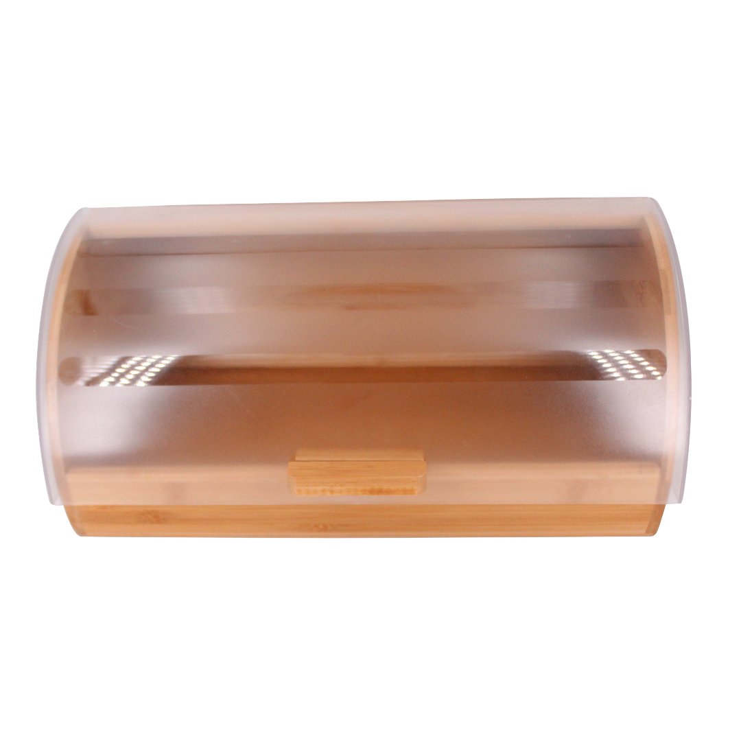 Fotografia para o produto Porta pão em bambu com tampa em acrílico L38,5xP27,7xA19cm Fotografia para o produto Porta pão em bambu com tampa em acrílico L38,5xP27,7xA19cm