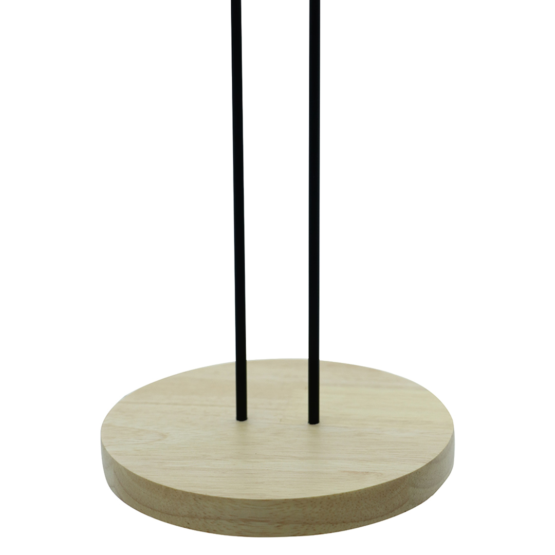 Fotografia para o produto Porta papel toalha em metal com base de madeira 015xA33cm