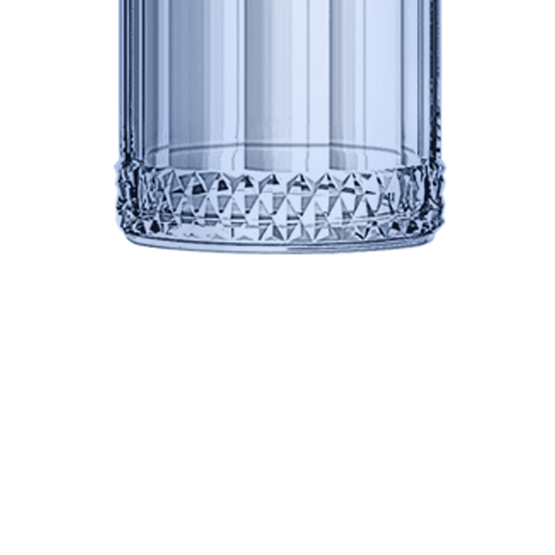 Fotografia para o produto Porta sabonete em vidro 07xA16cm 300ml cor azul luster