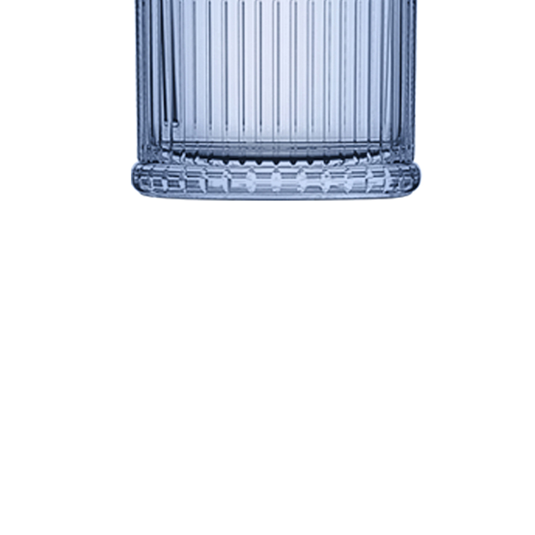 Fotografia para o produto Porta sabonete em vidro 07xA16cm 330ml cor azul luster