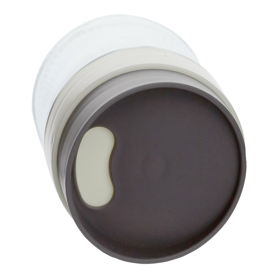 Fotografia para o produto Porta sal e pimenta em vidro com tampa em plástico cor cinza 212ml 07xA11cm