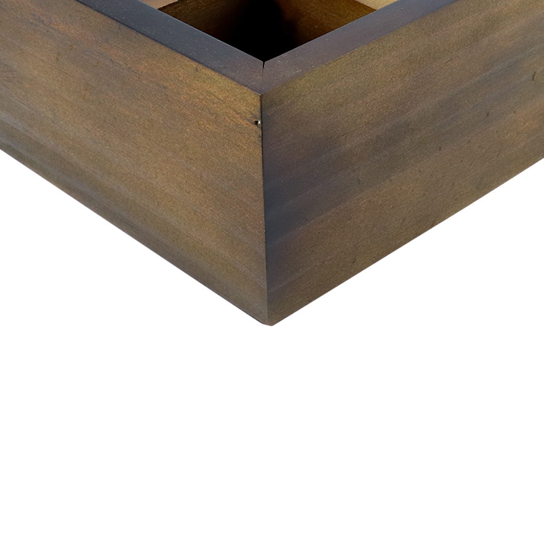 Fotografia para o produto Porta talheres de madeira L17,5xP17,5xA10cm