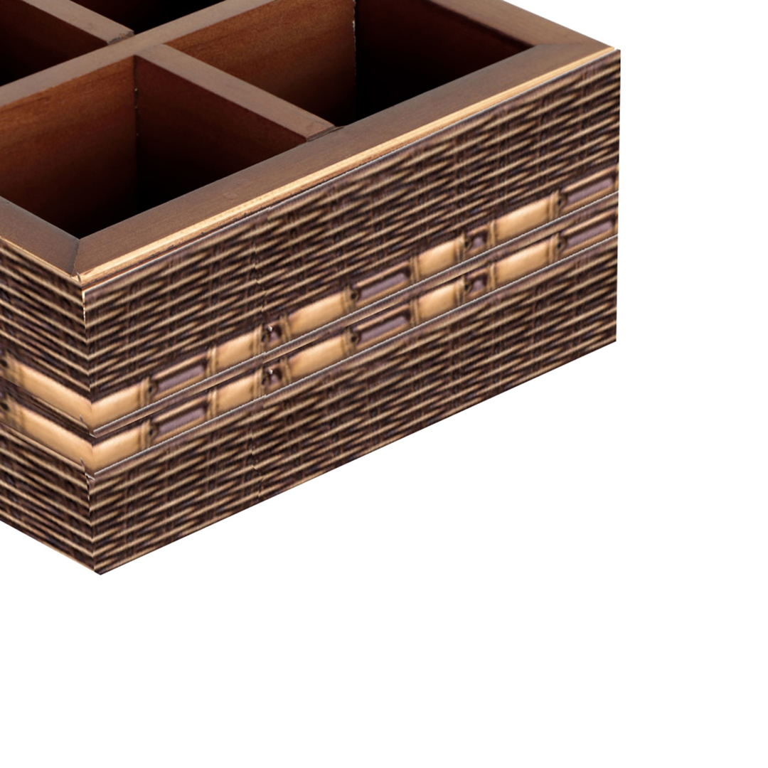 Fotografia para o produto Porta talheres de madeira L17,5xP17,5xA10cm