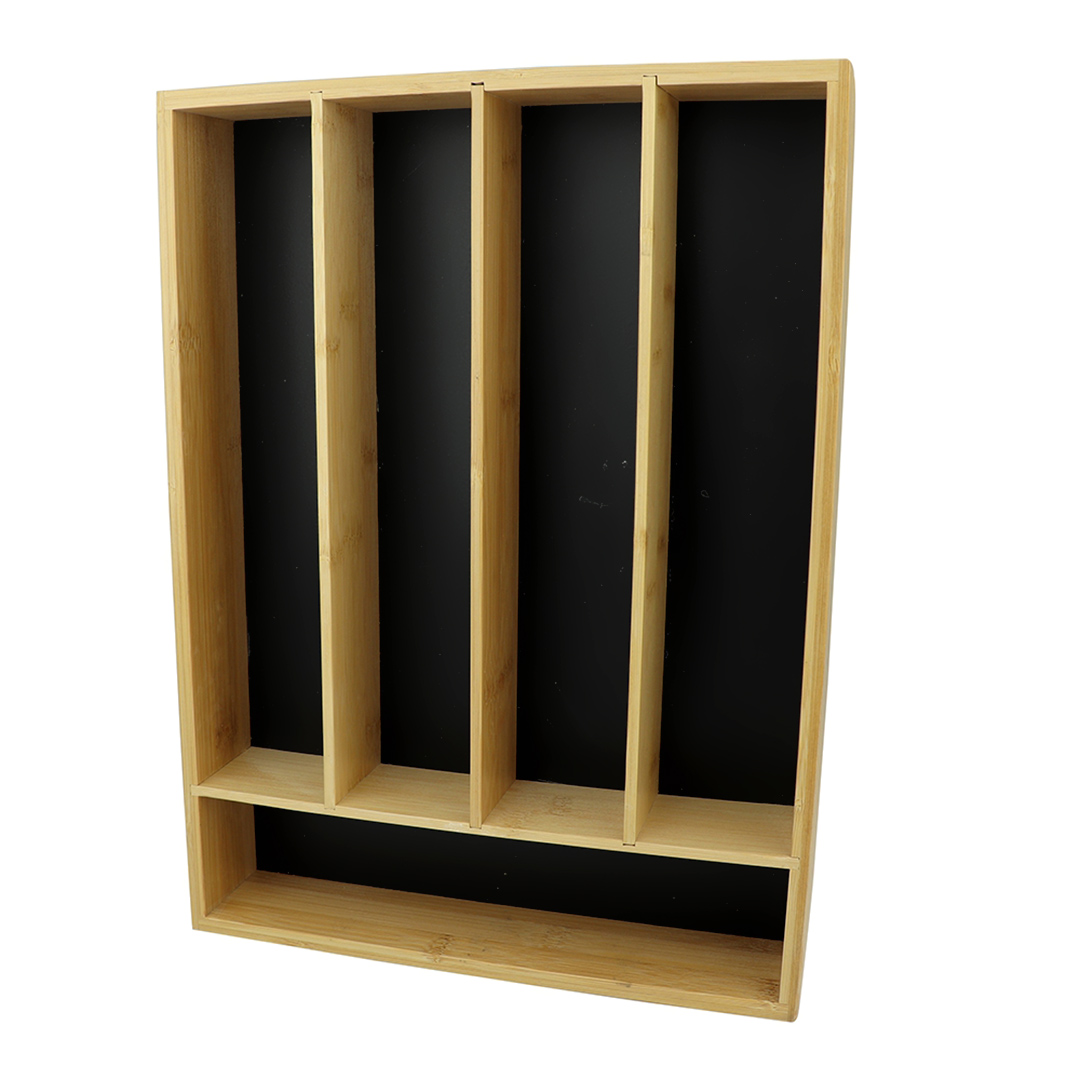 Fotografia para o produto Porta talheres em bambu L38xP29xA6,5cm