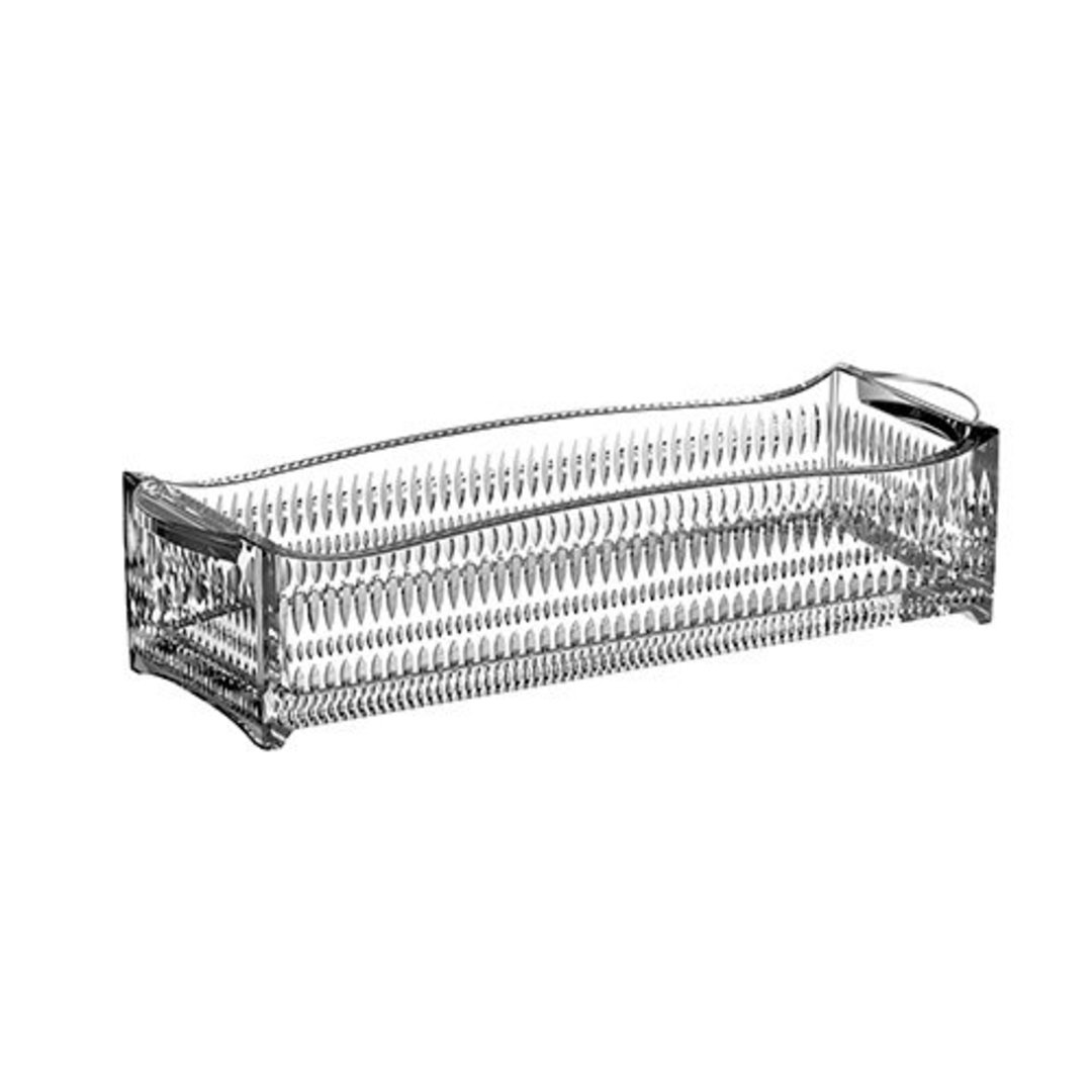 Imagem ilustrativa para Porta talheres em cristal ecológico P27xL8,9xA6cm