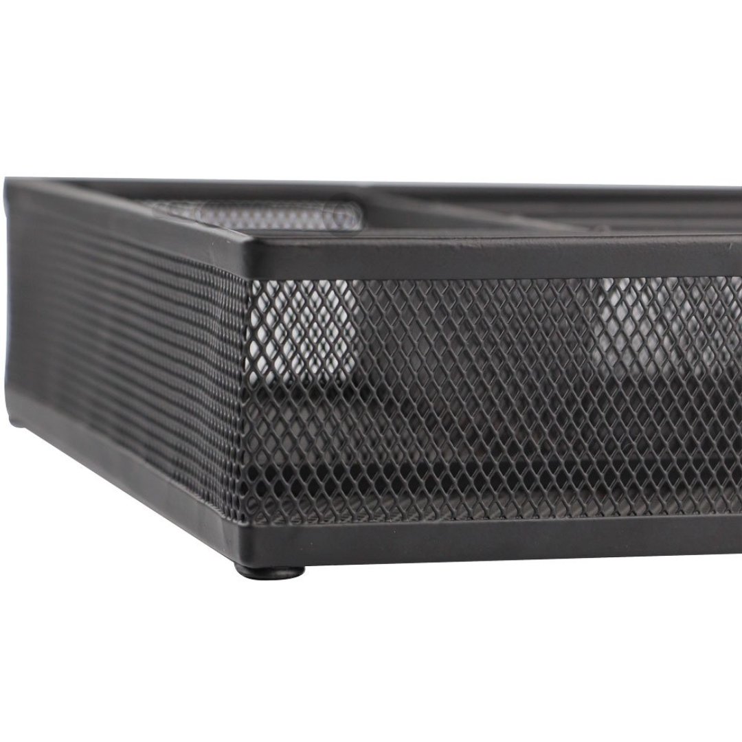 Fotografia para o produto Porta talheres Wire em metal L36xP26,7xA6cm cor preta