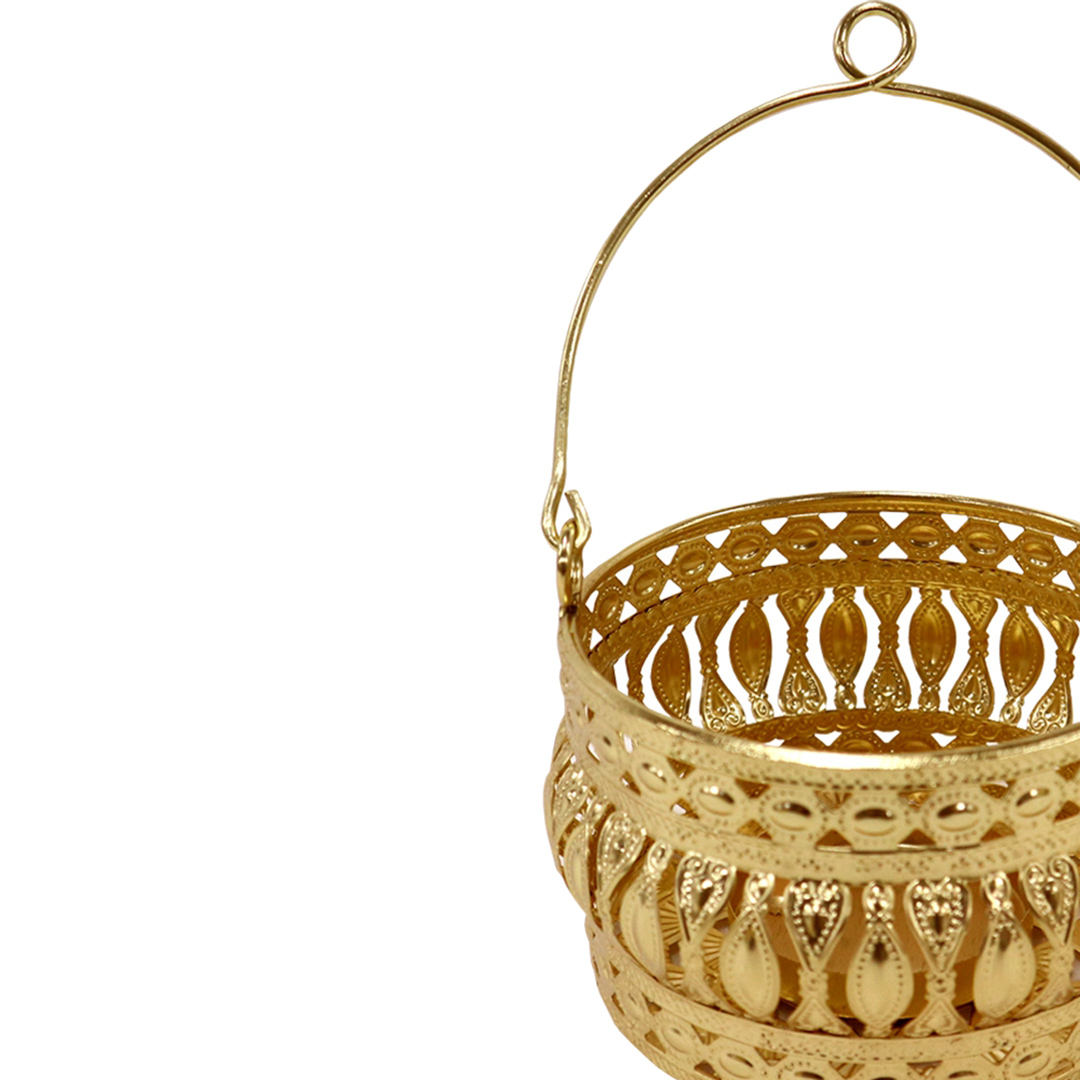 Fotografia para o produto Porta vela em ferro 014xA10cm