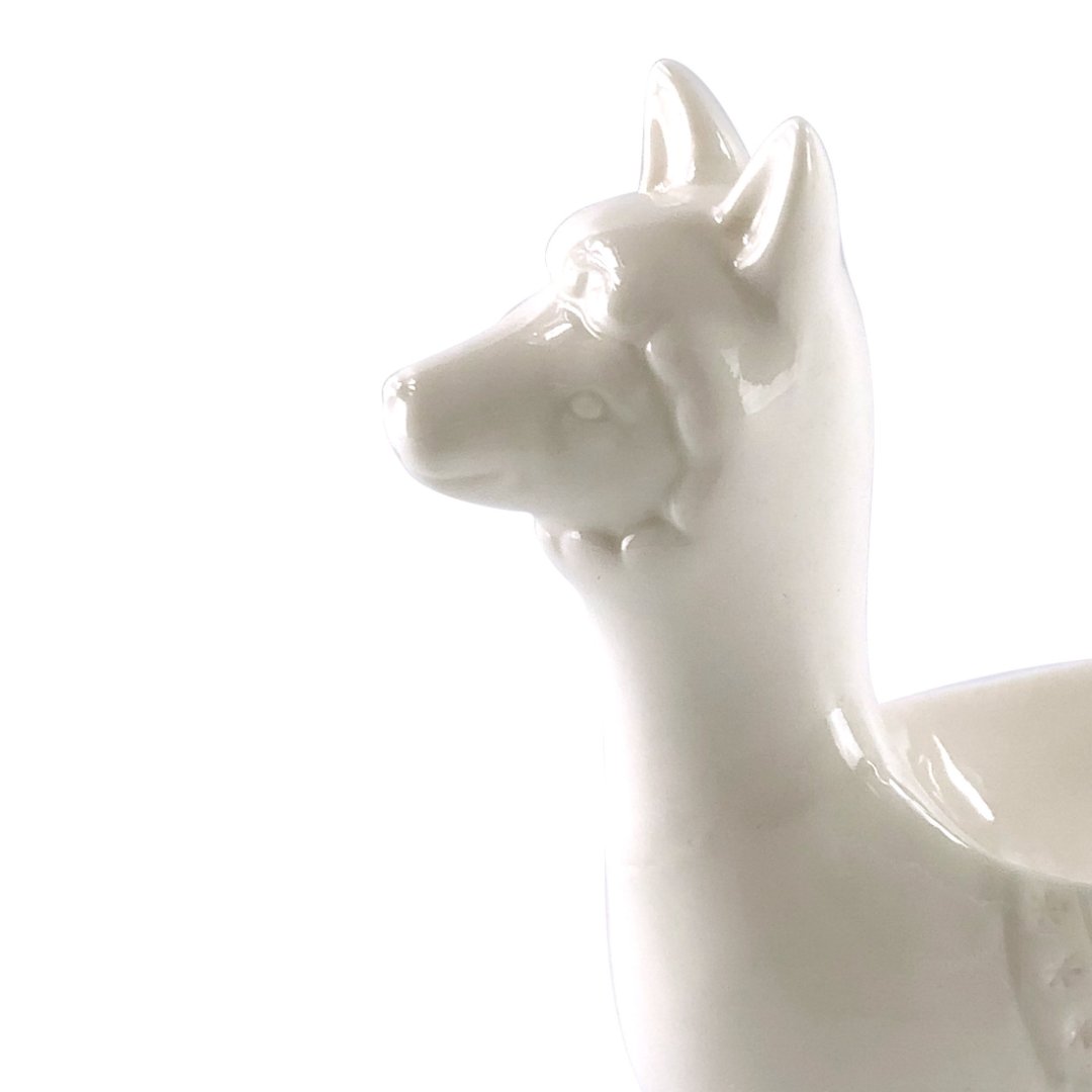 Fotografia para o produto Porta Vela em porcelana L10,5xP6,5xA13cm