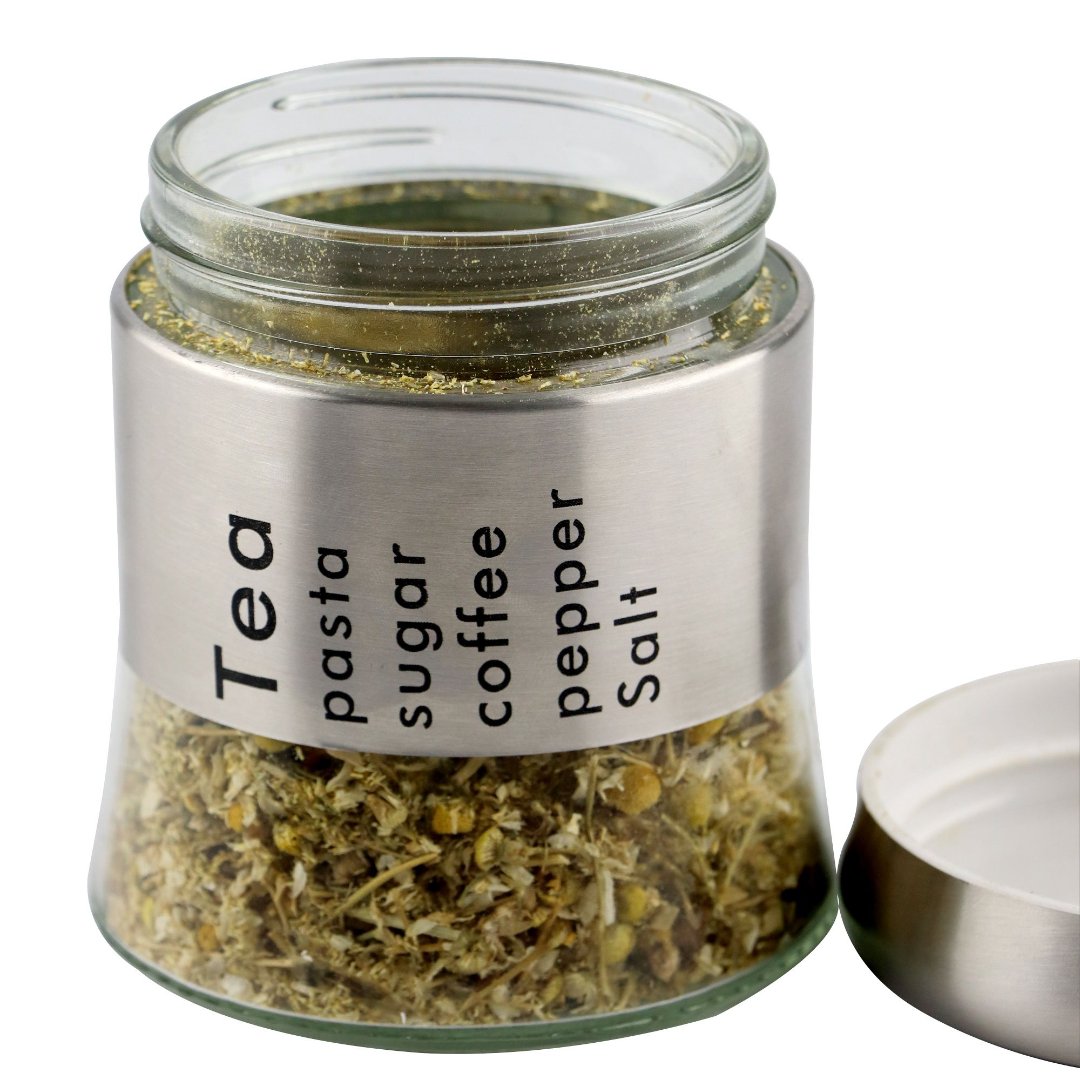 Fotografia para o produto Pote Cylinder para cha redondo em aco inox 400ml D9,5xA10,5cm