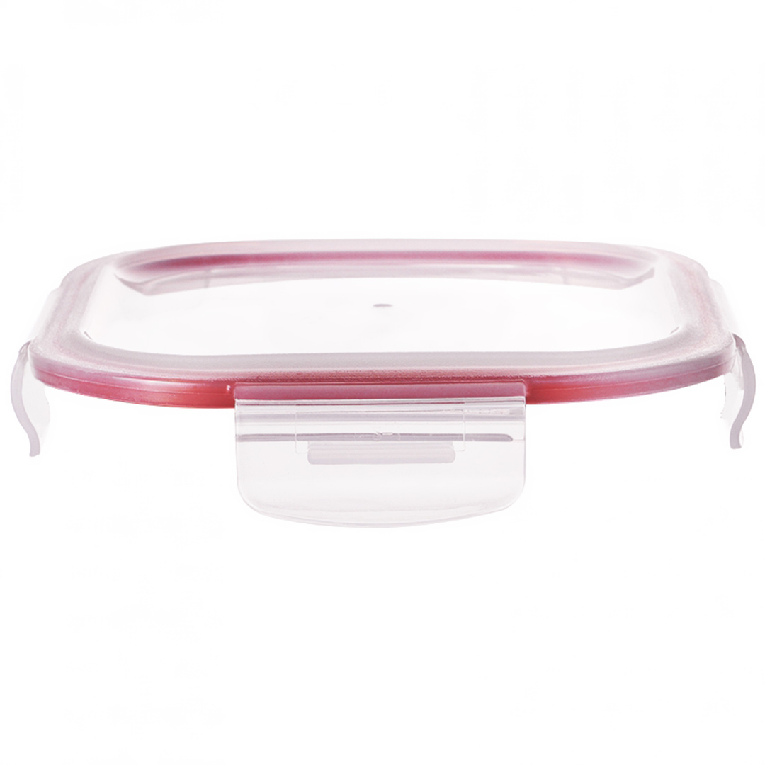 Fotografia para o produto Pote hermético retangular em vidro borossilicato com tampa 640ml L17xP12,5xA5cm