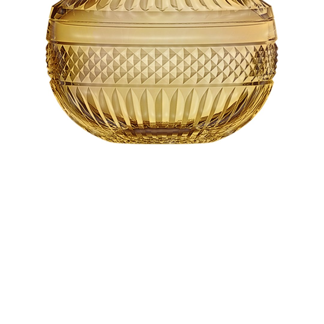 Fotografia para o produto Potiche em cristal 012xA16,7cm cor âmbar luster