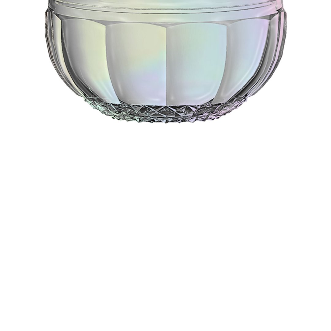 Fotografia para o produto Potiche em cristal 012xA16,7cm cor furta-cor