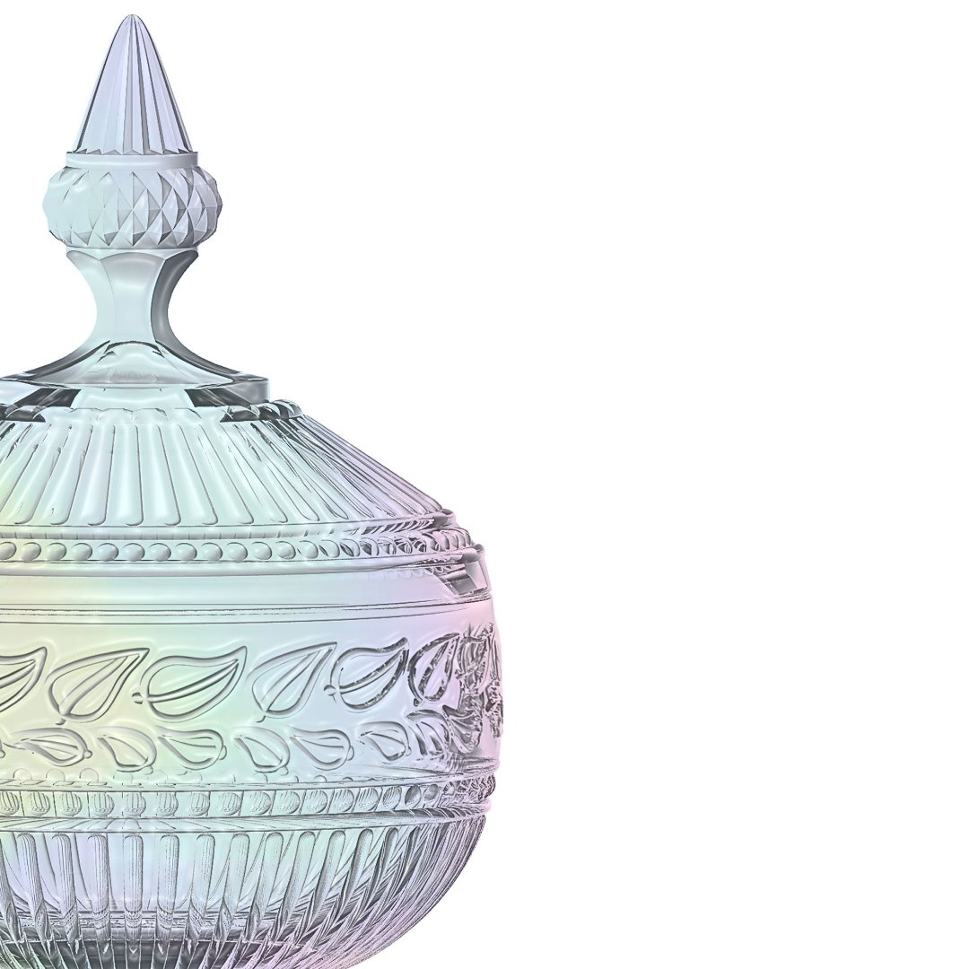 Fotografia para o produto Potiche em cristal 012xA16,7cm cor furta-cor