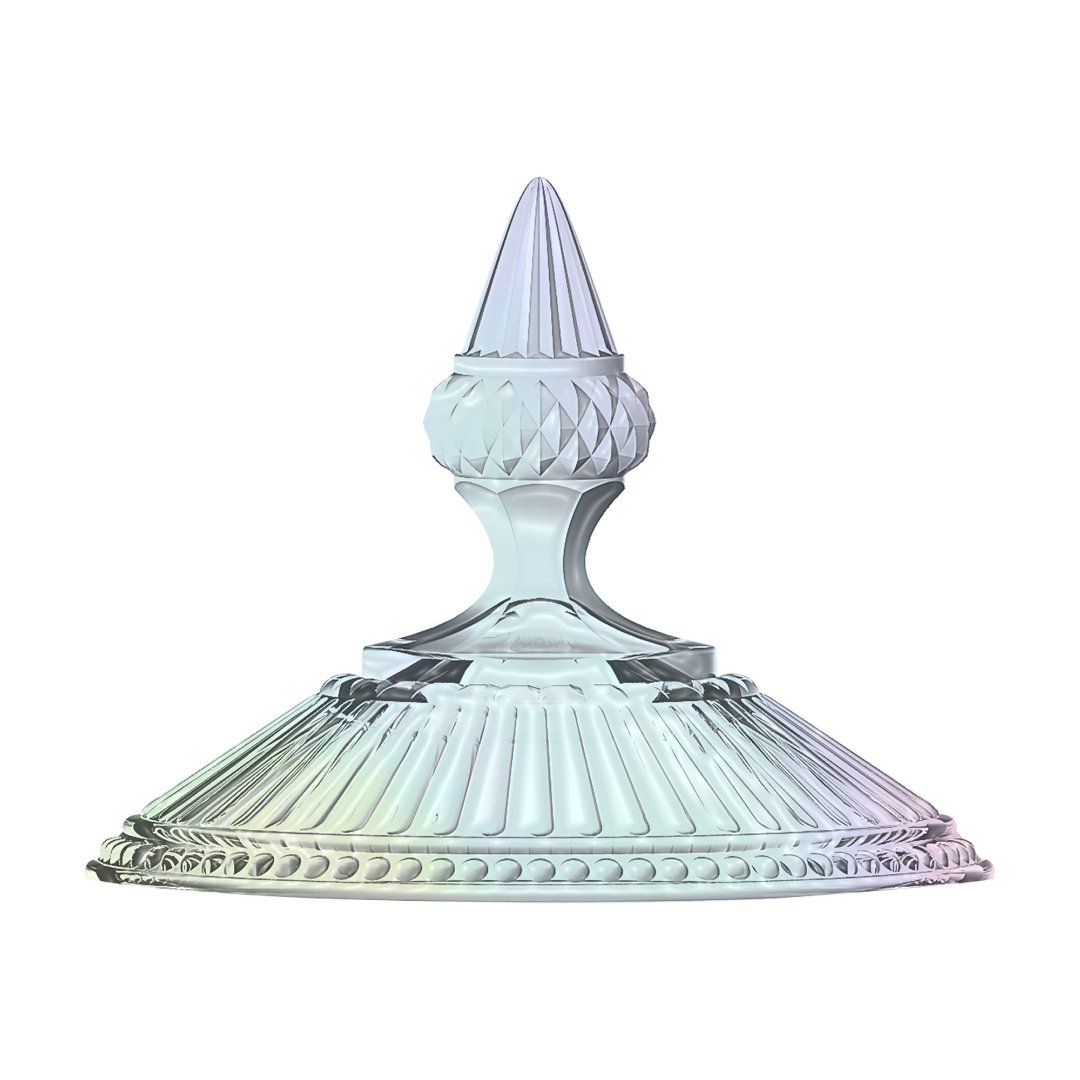 Fotografia para o produto Potiche em cristal 012xA16,7cm cor furta-cor