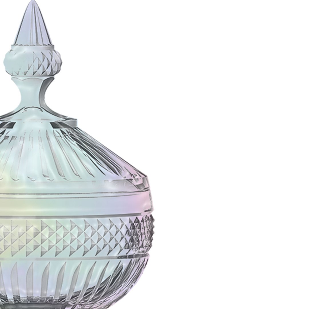 Fotografia para o produto Potiche em cristal 012xA16,7cm cor furta-cor