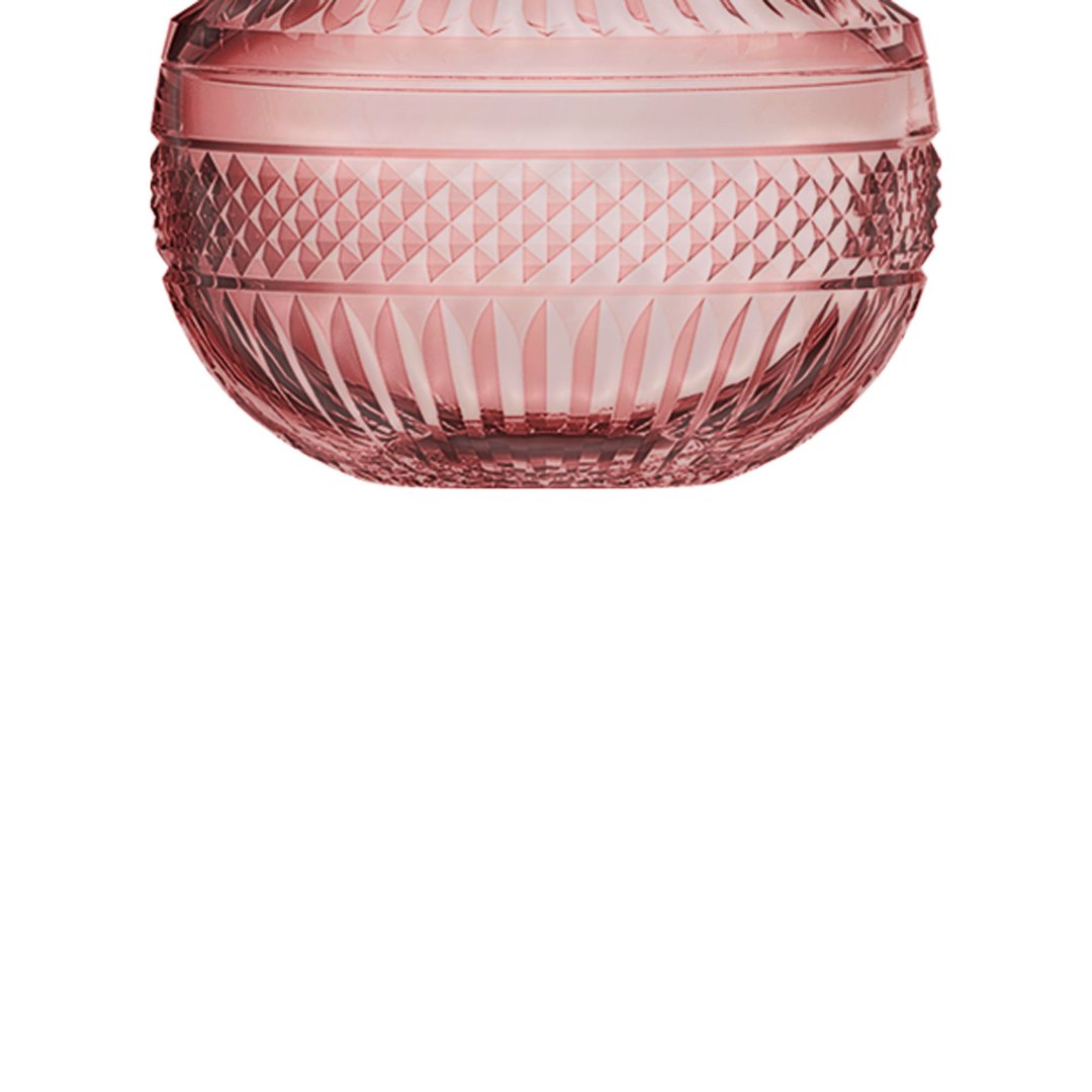 Fotografia para o produto Potiche em cristal 012xA16,7cm cor rosa