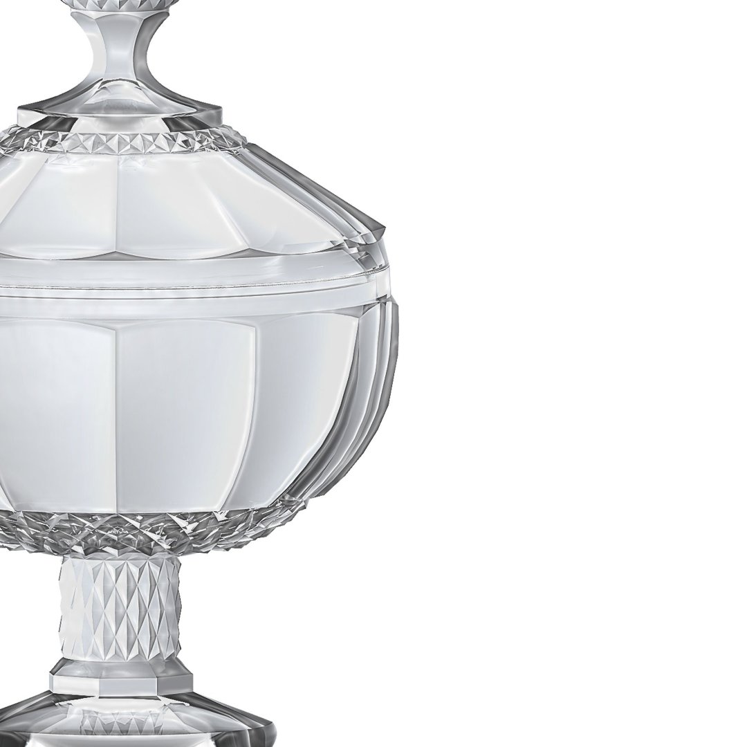 Fotografia para o produto Potiche em cristal com pé 012xA21,2cm