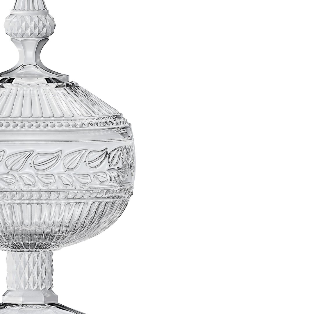 Fotografia para o produto Potiche em cristal com pé 012xA21,2cm