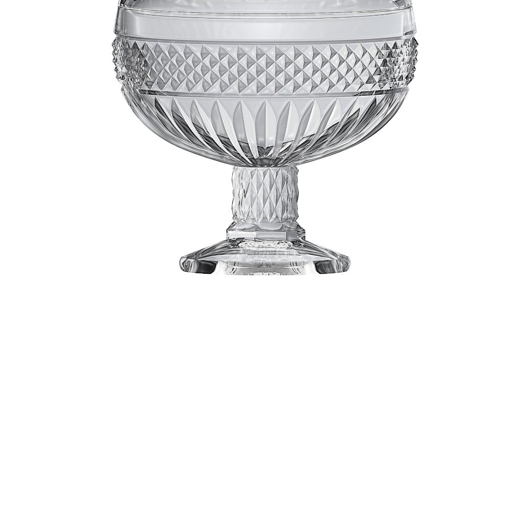 Fotografia para o produto Potiche em cristal com pé 012xA21,2cm