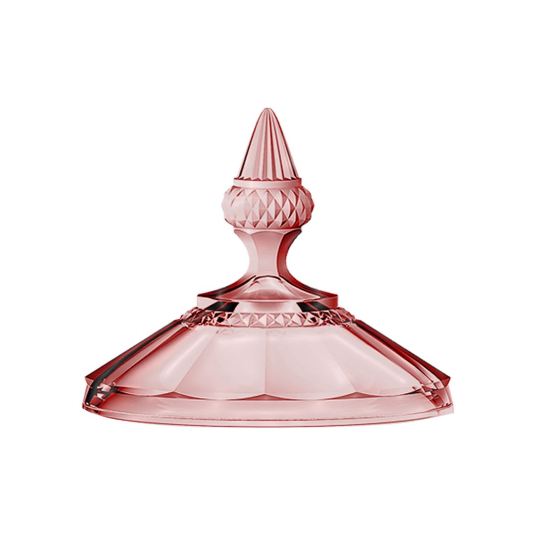 Fotografia para o produto Potiche em cristal com pé 012xA21,2cm cor rosa