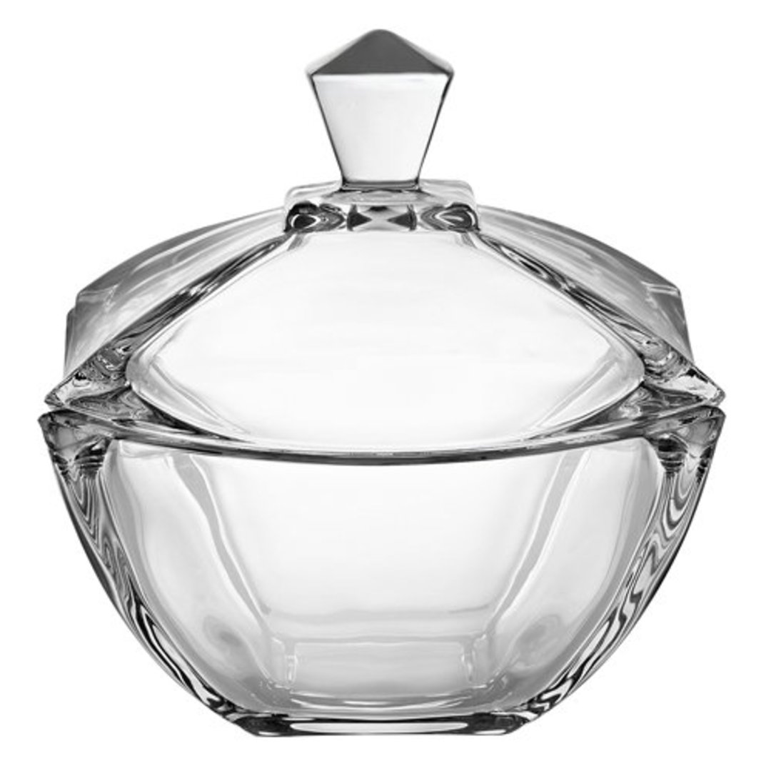 Imagem ilustrativa para Potiche em cristal D15xA17cm