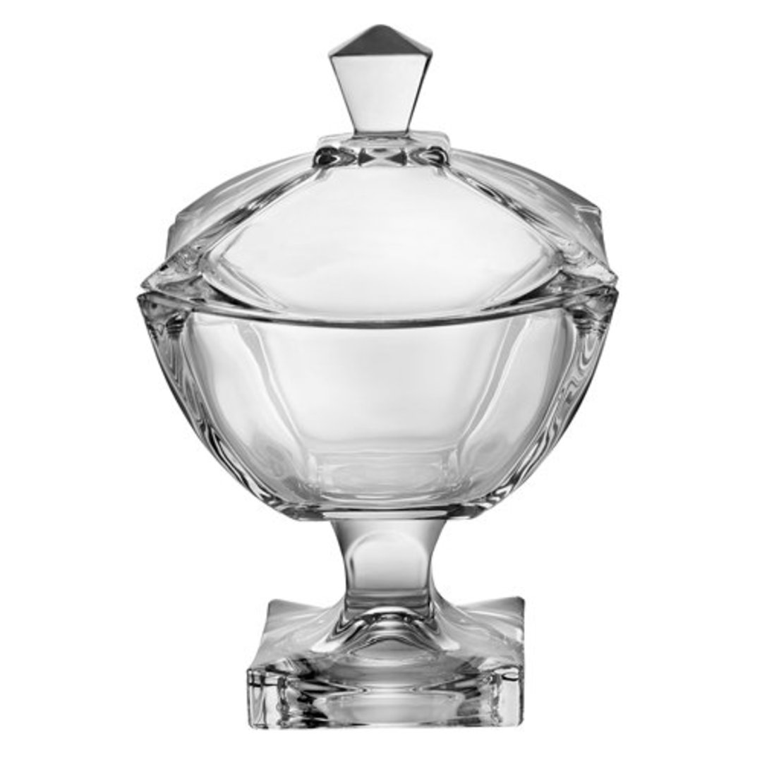 Imagem ilustrativa para Potiche em cristal D15xA23cm