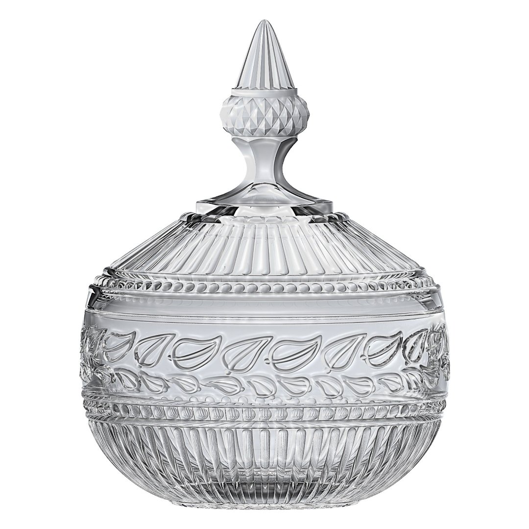 Imagem ilustrativa para Potiche em cristal D12xA16,7cm