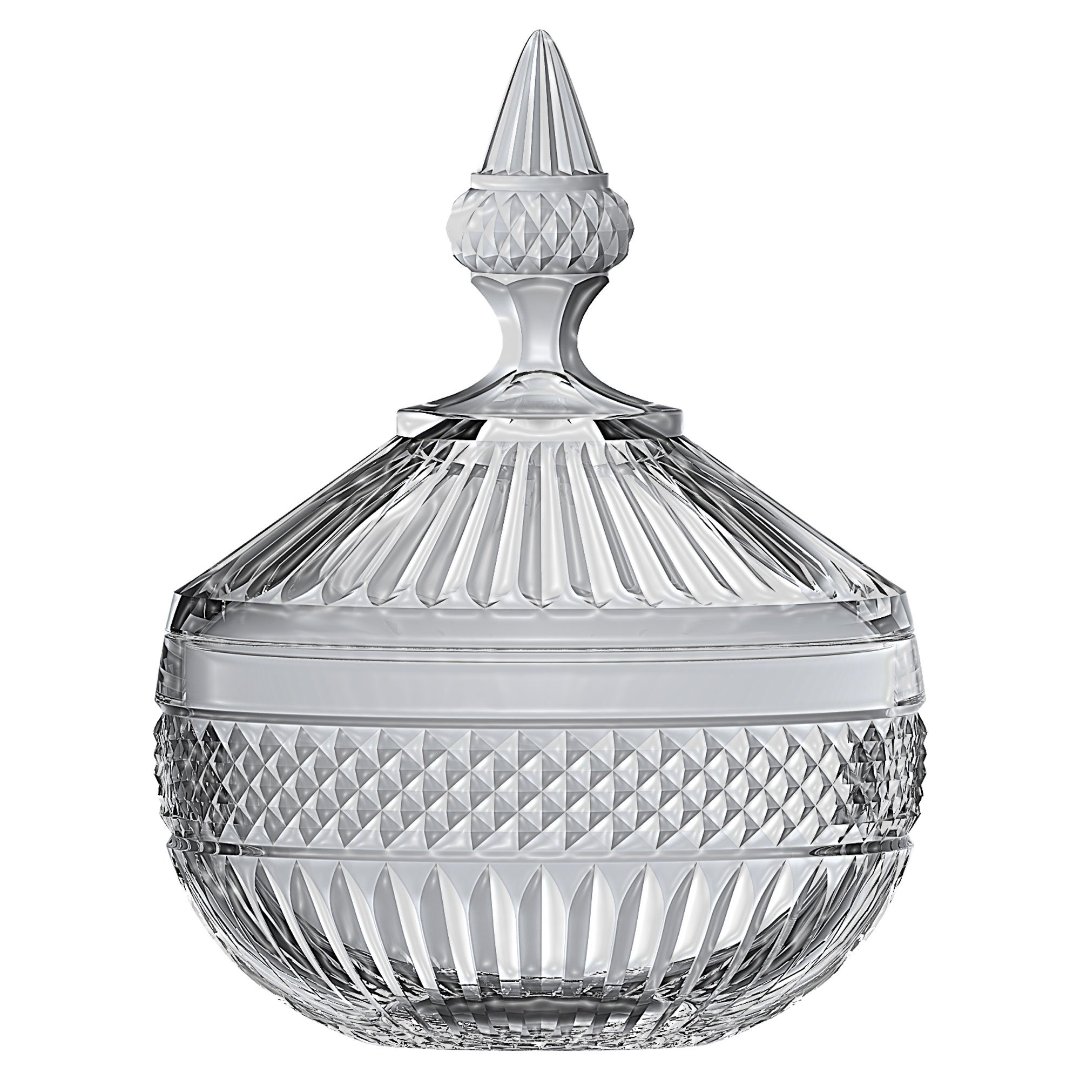 Imagem ilustrativa para Potiche em cristal D12xA16,7cm