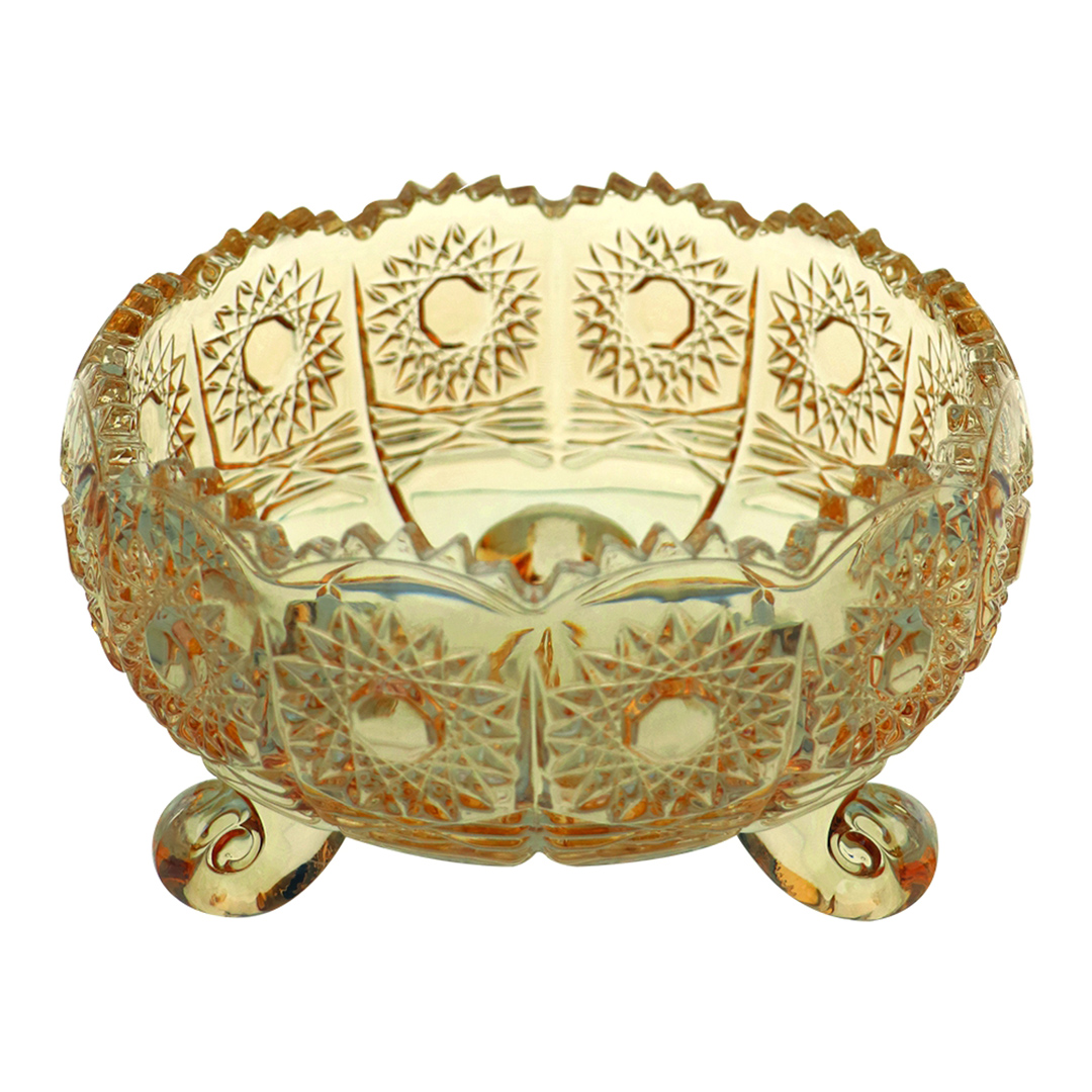 Fotografia para o produto Potiche em cristal 018xA20cm cor âmbar