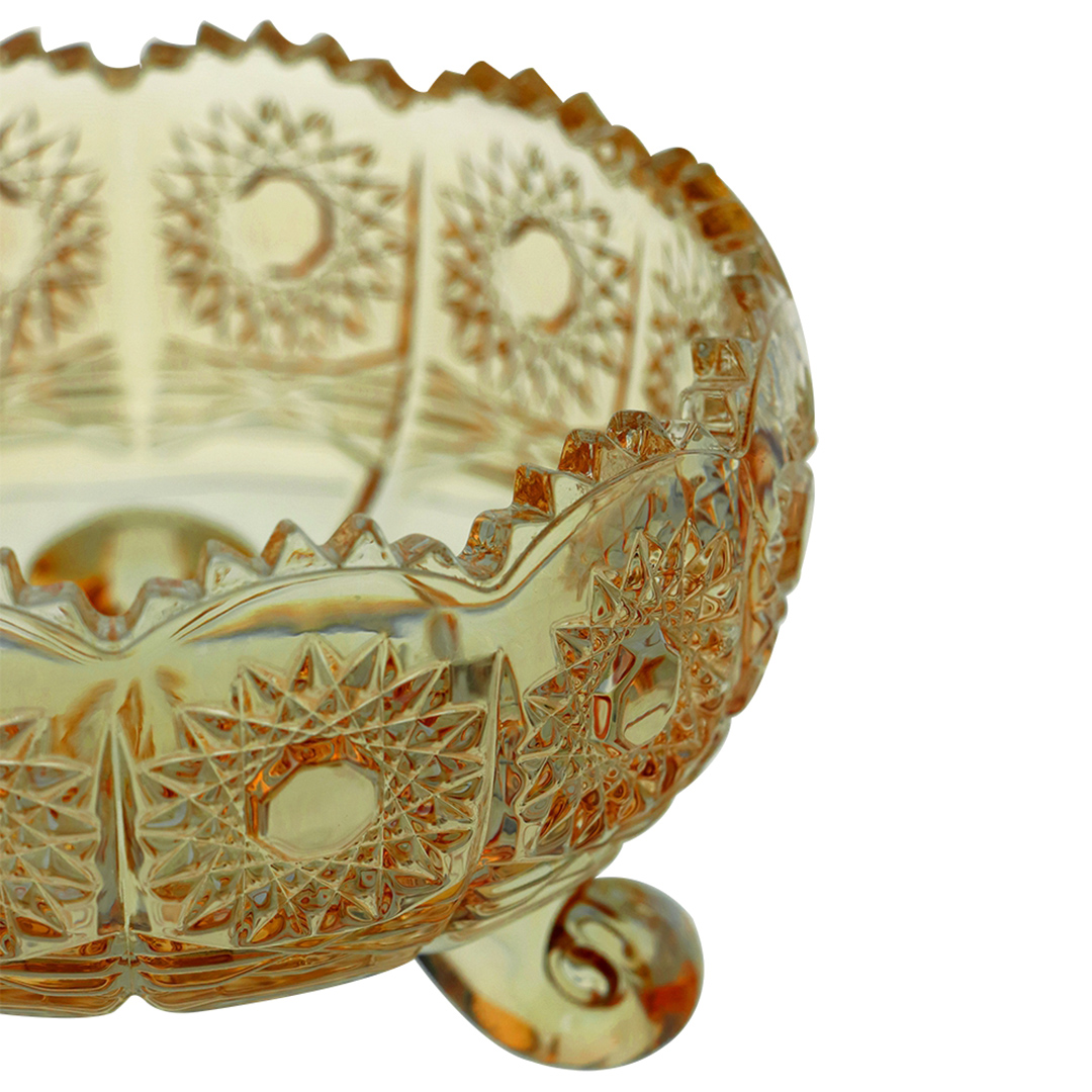 Fotografia para o produto Potiche em cristal 018xA20cm cor âmbar