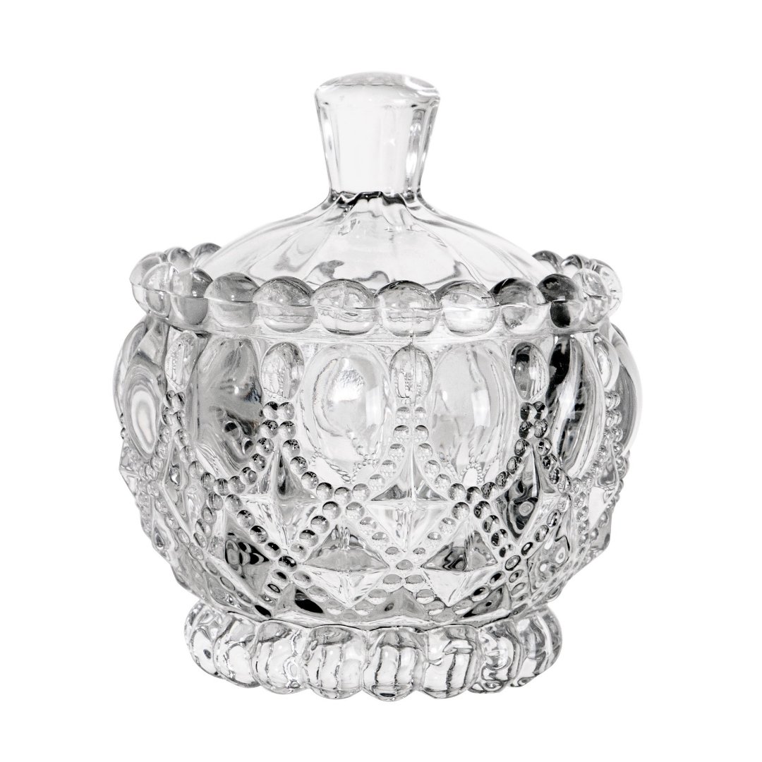 Imagem ilustrativa para Potiche em vidro D8,7xA10,5cm