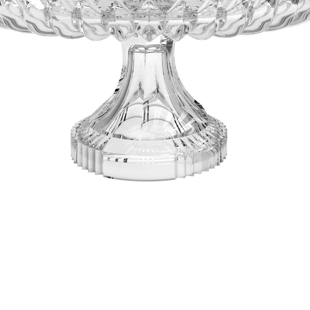 Fotografia para o produto Prato Brazilia para bolo em vidro com pé 029,2xA14cm