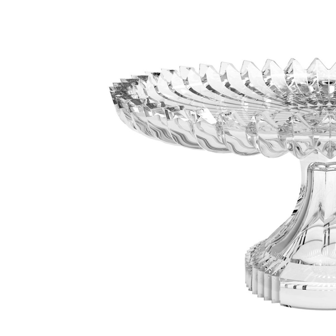 Fotografia para o produto Prato Brazilia para bolo em vidro com pé 029,2xA14cm