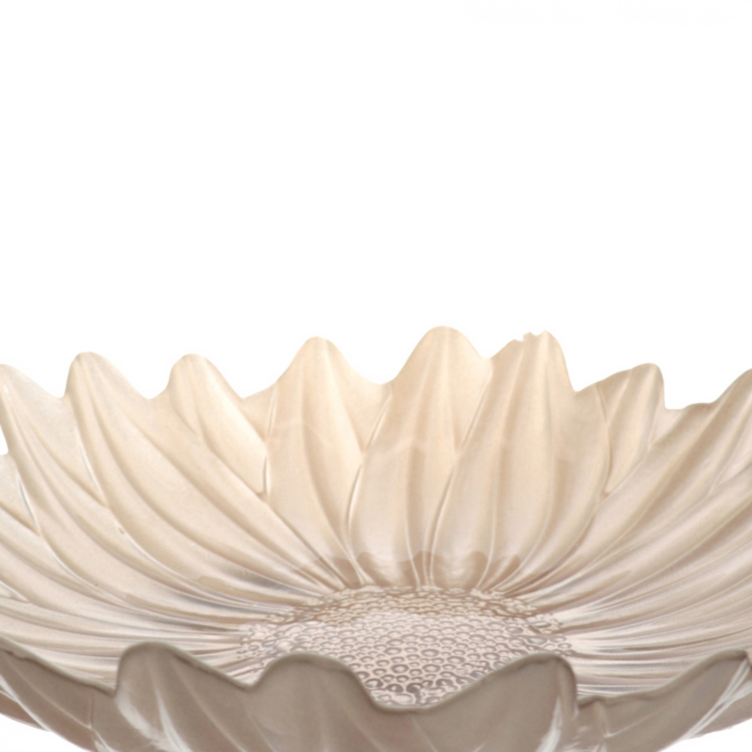 Fotografia para o produto Prato em vidro 029xA3cm cor pérola