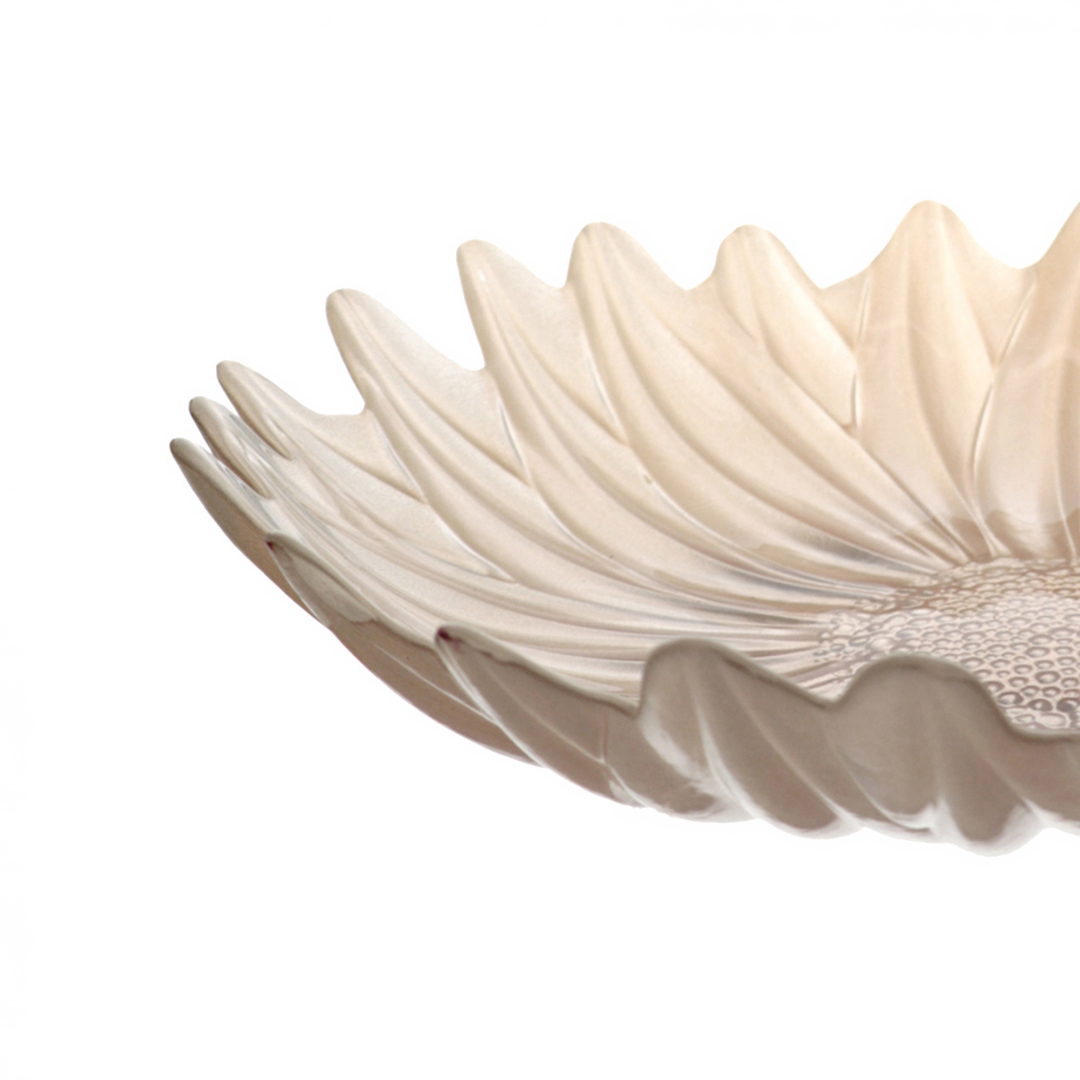 Fotografia para o produto Prato em vidro 029xA3cm cor pérola