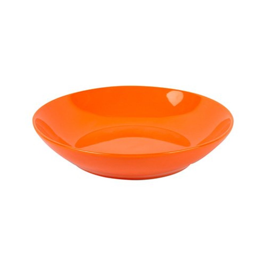 Fotografia para o produto Prato fundo em porcelana D20cm laranja solar