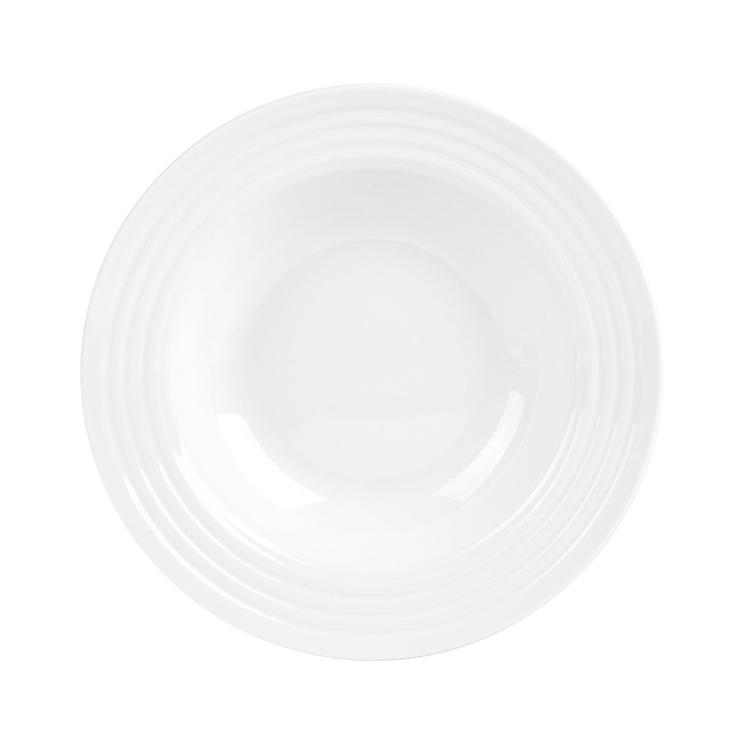 Imagem ilustrativa para Prato fundo em porcelana 22,5cm cor branca