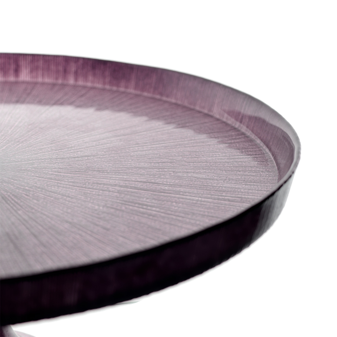 Fotografia para o produto Prato para bolo com pé em vidro 032xA14cm