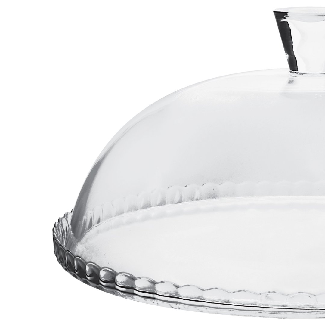 Fotografia para o produto Prato para bolo em vidro com tampa 032xA11cm