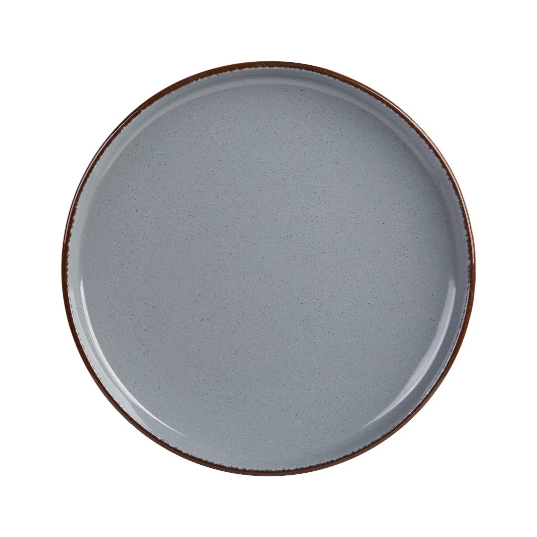 Imagem ilustrativa para Prato para sobremesa em cerâmica D21,5cm cinza