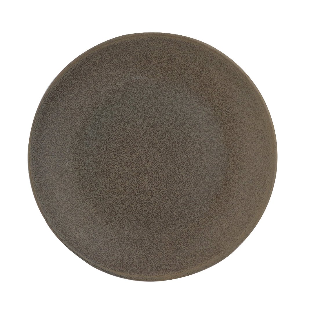 Imagem ilustrativa para Prato para sobremesa em cerâmica D20,7cm marrom