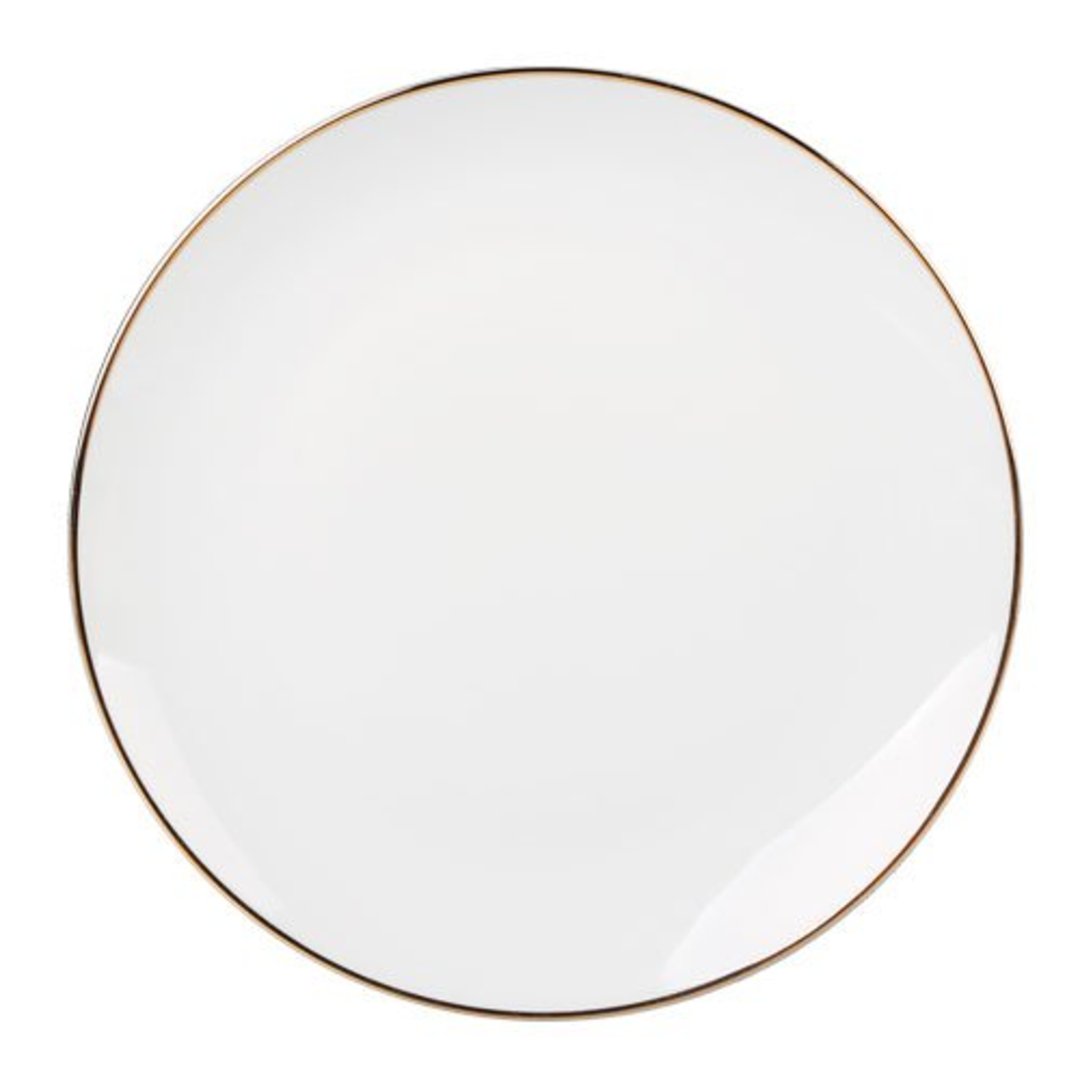 Imagem ilustrativa para Prato para sobremesa em porcelana D19,2cm branco