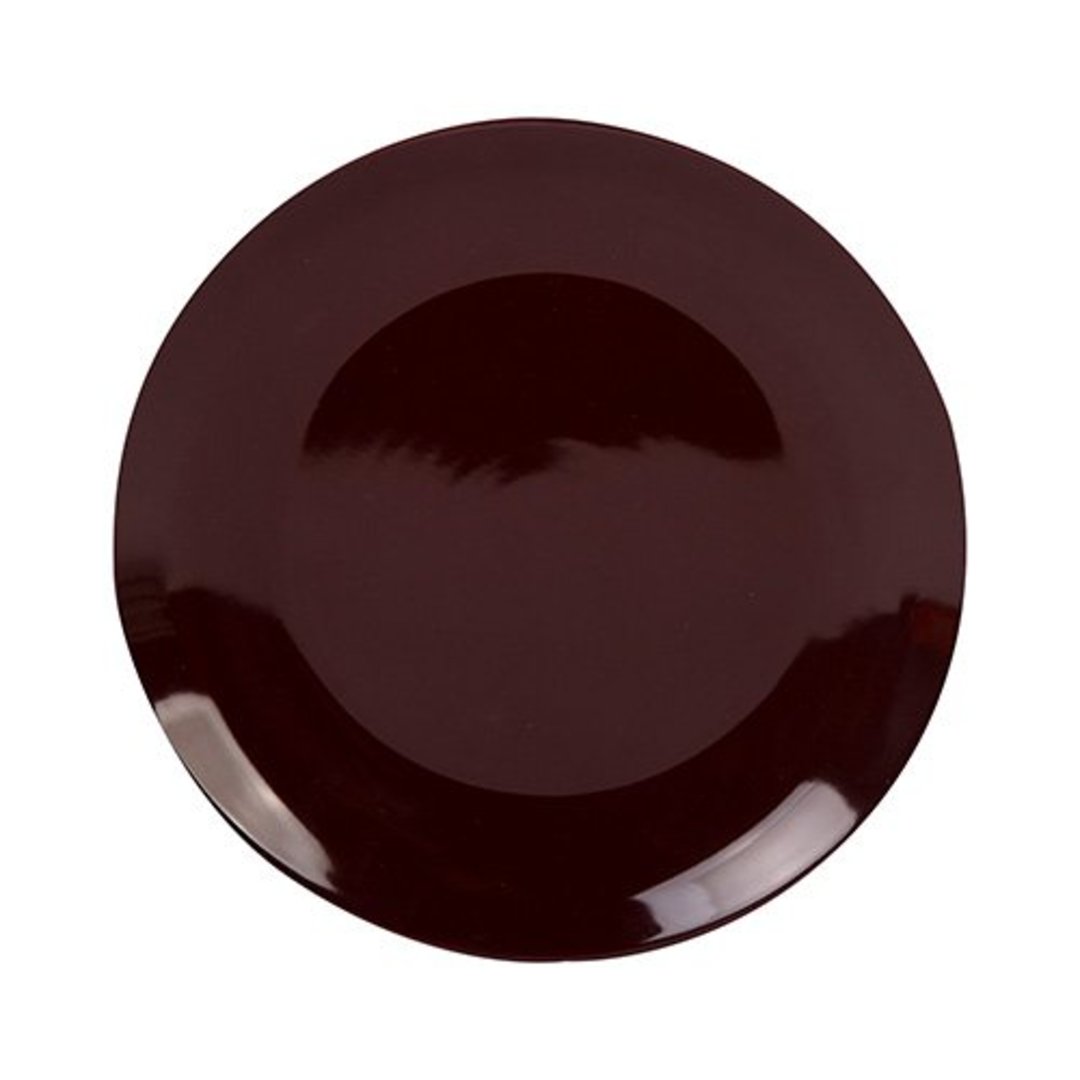 Fotografia para o produto Prato para sobremesa em porcelana D20cm cacau em pó