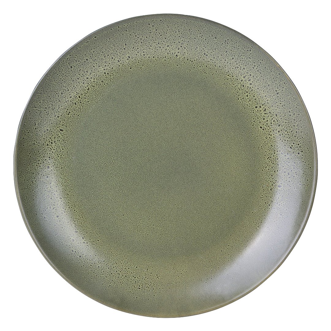 Fotografia para o produto Prato raso em faiança 027cm cor verde