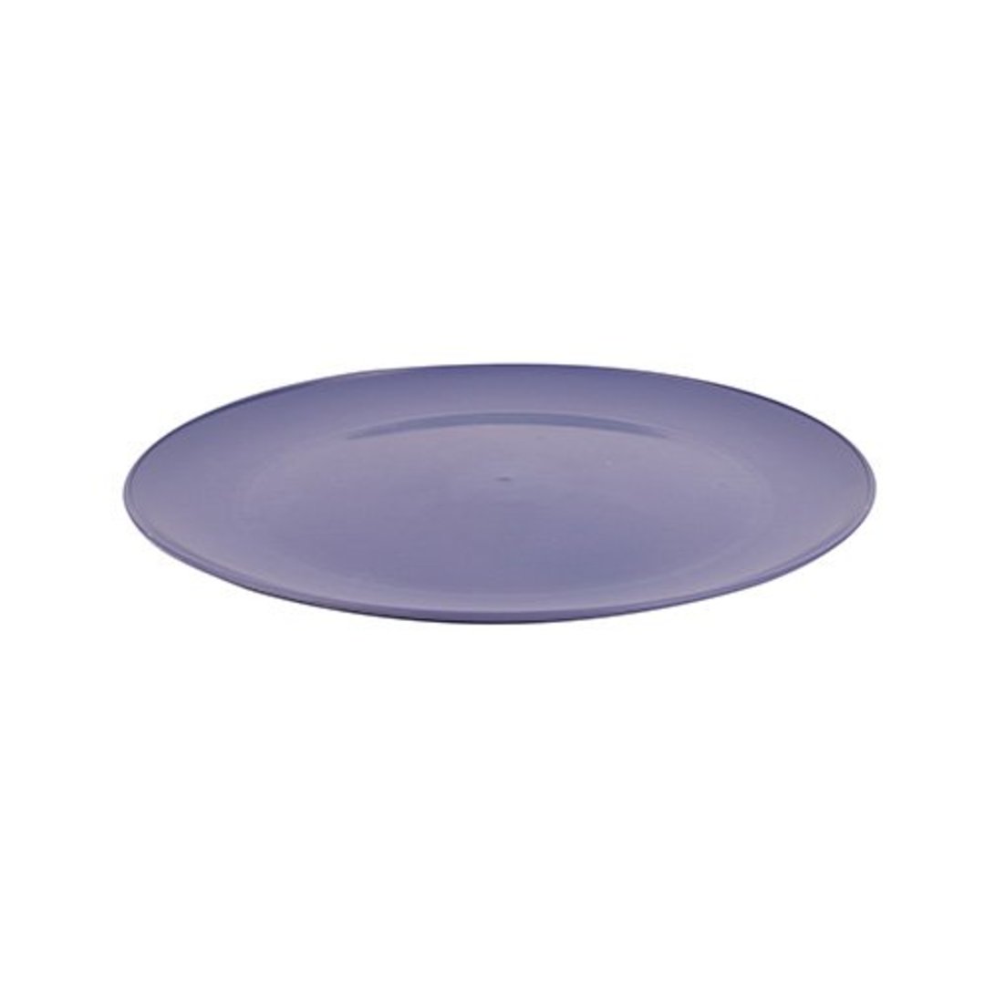 Fotografia para o produto Prato raso em fibra de trigo e polipropileno D27cm azul Fotografia para o produto Prato raso em fibra de trigo e polipropileno D27cm azul