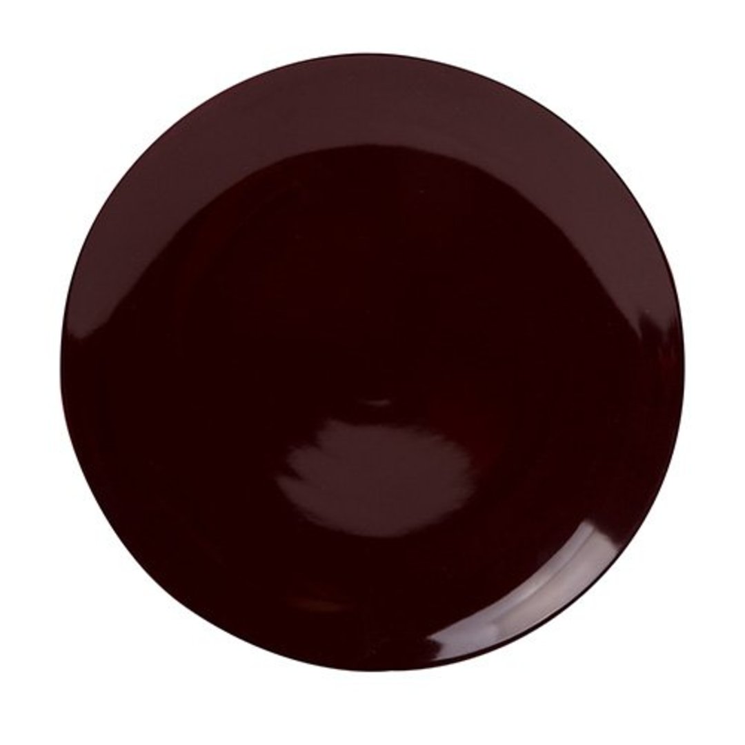 Fotografia para o produto Prato raso em porcelana D26cm cacau em pó